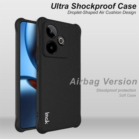 Imak Matte Back Cover Σιλικόνης Μαύρο (Realme GT 7)