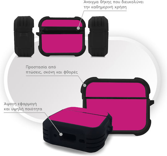 Sonique Colorbloc Series Калъф в Лилав цвят за Apple AirPods Pro