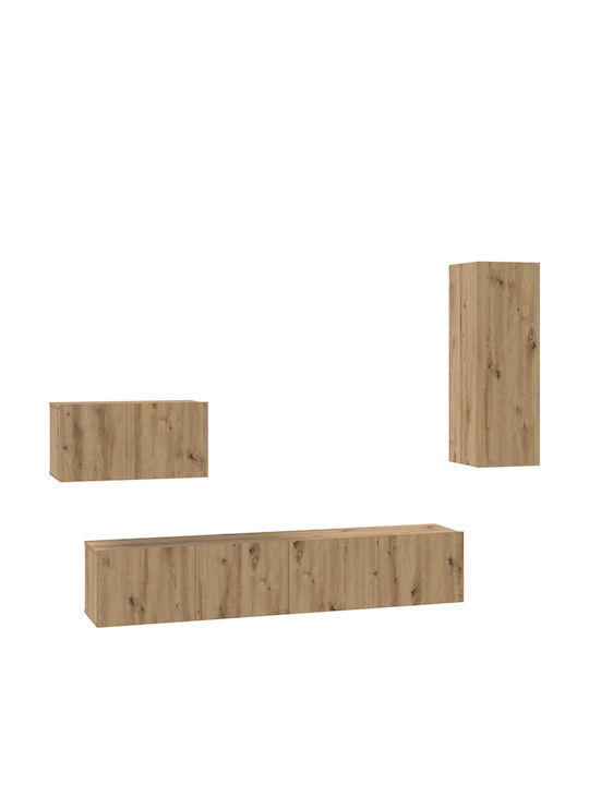 Living Room TV Unit Handmade Oak L80xW30xH30cm