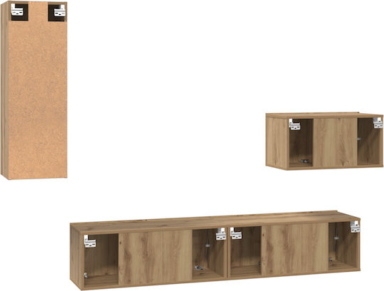Животно помещение ТВ единица Handmade Oak Д80xШ30xВ30бр