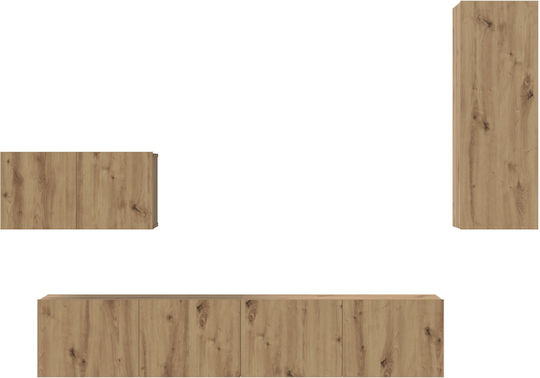 Животно помещение ТВ единица Handmade Oak Д80xШ30xВ30бр