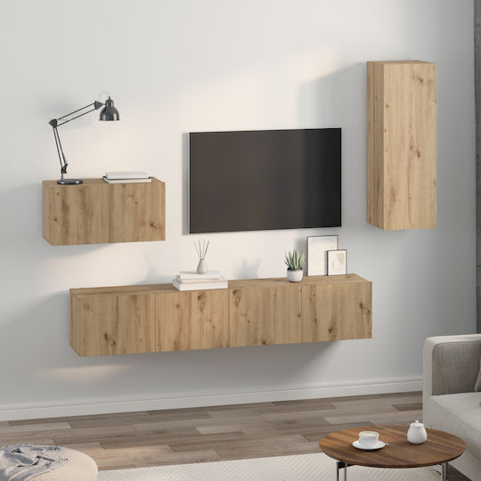 Животно помещение ТВ единица Handmade Oak Д80xШ30xВ30бр