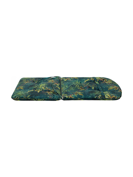 Garden Chair Cushion with Backrest Green Grass