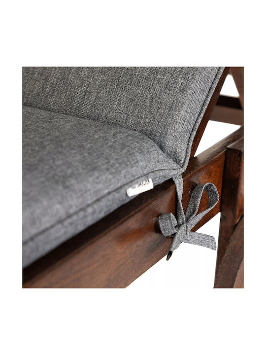 Garden Chair Cushion with Backrest Graphite