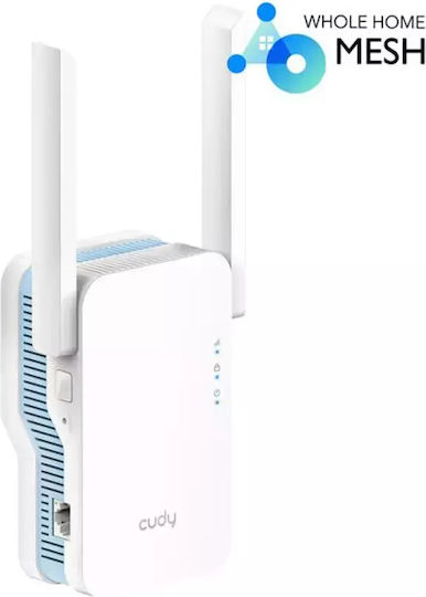 Cudy RE1200 v2 Мрежов Wi-Fi Удължител Двулентов (2.4 и 5GHz) 1200Mbps