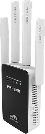 Pix-Link LV-WR09 WiFi Extender Single Band (2.4GHz) 300Mbps White