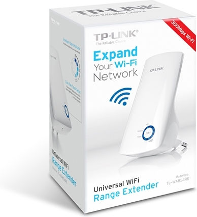 TP-LINK TL-WA854RE v1 WiFi Extender Single Band (2.4GHz) 300Mbps