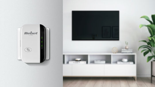 Rebel KOM1030 WiFi Extender Single Band (2.4GHz) 300Mbps