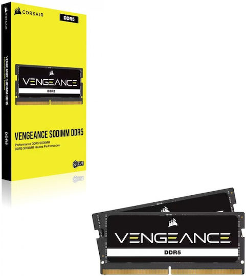 Corsair Vengeance DDR5 with Module 1x16GB and Speed 5600 for Laptop