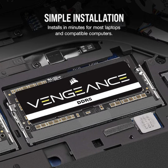 Corsair Vengeance 48GB DDR5 RAM с Скорост 5600 за Лаптоп