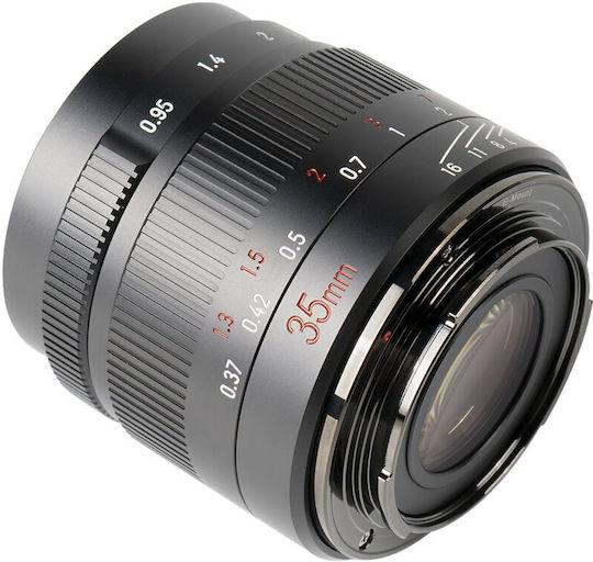 7artisans Crop Camera Lens 35mm f/0.95 Photoelectric Fixed for Sony E Mount Black