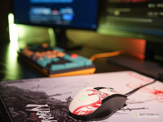 A4Tech BLOODY L65 MAX Gaming Mouse 12000 DPI Black/White