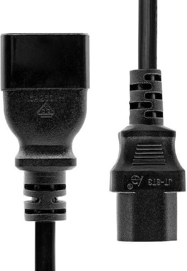 Καλώδιο Επέκτασης Ρεύματος Proxtend Proxtend Power Extension Cord C13 To C20 0.5m Blac