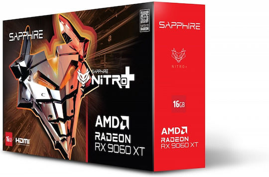 Sapphire Radeon RX 9060 XT 16GB GDDR6 NITRO+ Graphics Card