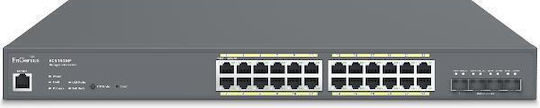 EnGenius ECS1528P Managed L2 PoE+ Switch με 24 Θύρες Gigabit (1Gbps) Ethernet και 4 SFP Θύρες