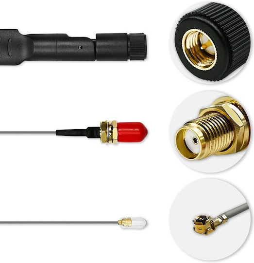 Qoltec 57047 Εξωτερική Κεραία 4G Πανκατευθυντική 5dBi με σύνδεση SMA