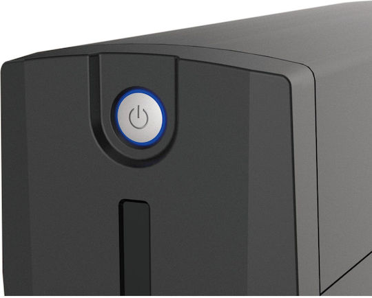 Conceptronic ZEUS07ES UPS Line-Interactive 1000VA 600W με 2 Schuko Πρίζες