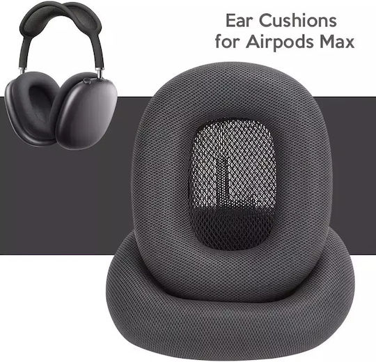 Ανταλλακτικά Μαξιλαράκια Apple Airpods Max Ζεύγος Μαύρο 370160 Blk-συμβατά