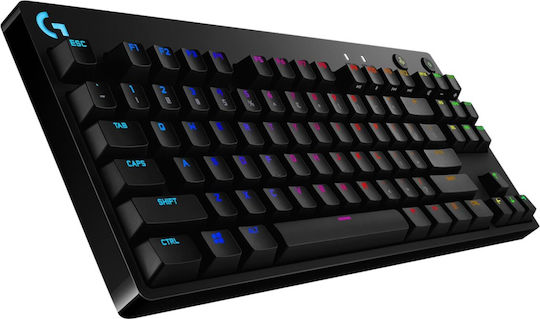 Logitech G Pro Gaming Tastatură Mecanică Tenkeyless cu GX Blue comutatoare și iluminare RGB (Engleză UK)