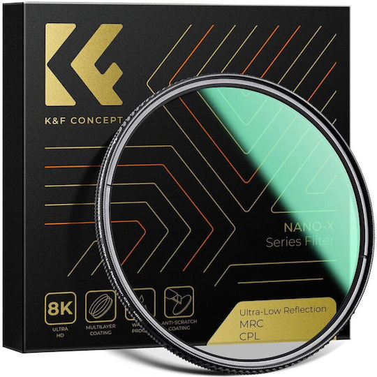 K&F Concept Φίλτρo CPL / PL Διαμέτρου 95mm για Φωτογραφικούς Φακούς