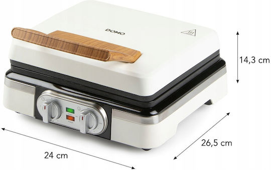 Domo Aparat Vafe Pentru Vafe Rectangulare 1520W
