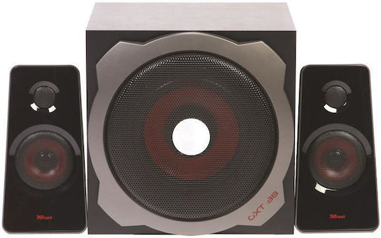 Trust GXT 38 Ηχεία Υπολογιστή 2.1 με Ισχύ 60W σε Μαύρο Χρώμα