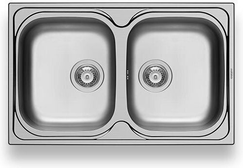 Maidtec Coventry 2B 107139901 Drop-In Мивка Inox Сатен Ш79xД50см Сребрист