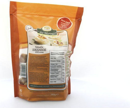 Μαννα Παξιμαδια Σικαλεως 280gr Ολικης Αλεσης 0% Χοληστερολη 1-52548