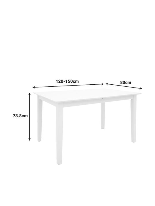 Sufragerie Mabor-houston Extensibil 5buc 120(+30)x80buc