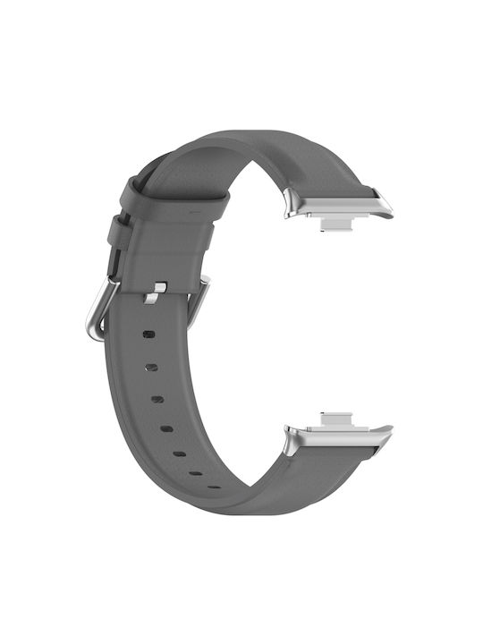 Λουράκι Δερμάτινο Γκρι (Smart Band 9 Pro)
