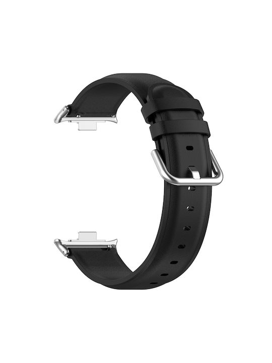 Λουράκι Δερμάτινο Μαύρο (Smart Band 9 Pro)