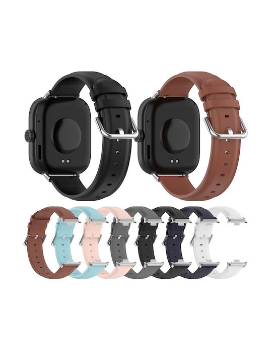 Λουράκι Δερμάτινο Μαύρο (Smart Band 9 Pro)