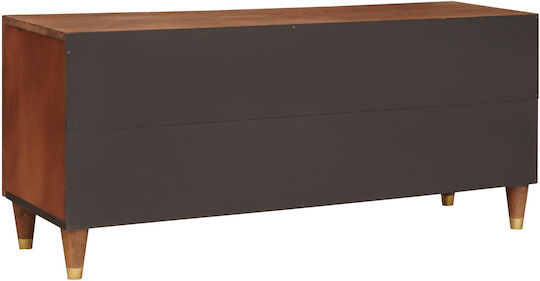 Bufet din Lemn Masiv cu Sertare Maro 105x33.5x46cm