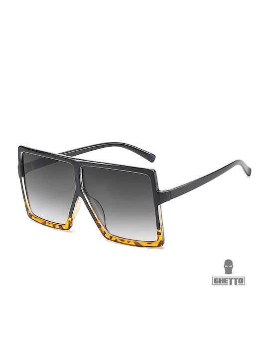 Ghetto Sunglasses Μαύρα with Frame & Black Lens Ghetto Sunglasses Μαύρα with Frame & Black Lens