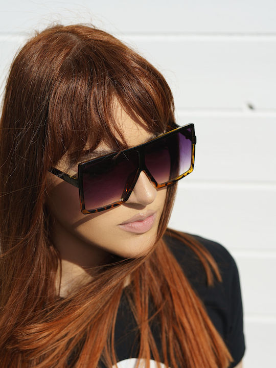 Ghetto Ghetto Sunglasses with Black Frame lm000-3 Leopard Black