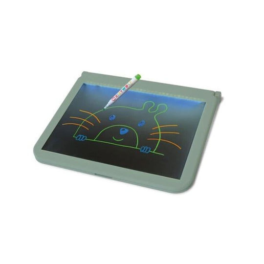 Kidywolf Kids Drawing Tablet Double Sided Rechargeable Light LED Screen & Blackboard
