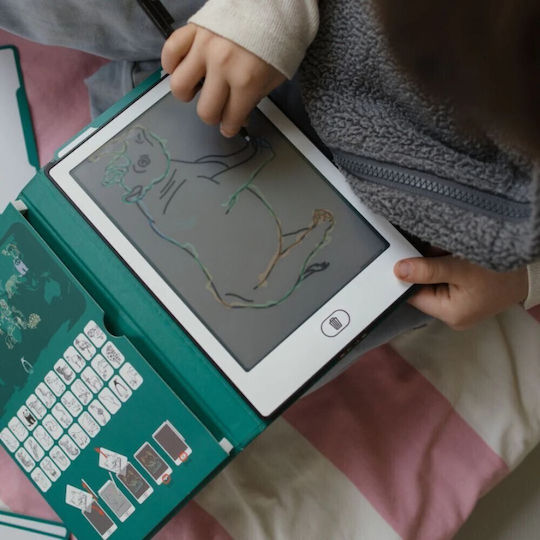 Kidywolf Kids Drawing Tablet LCD Screen 30 Cards Animals Around World