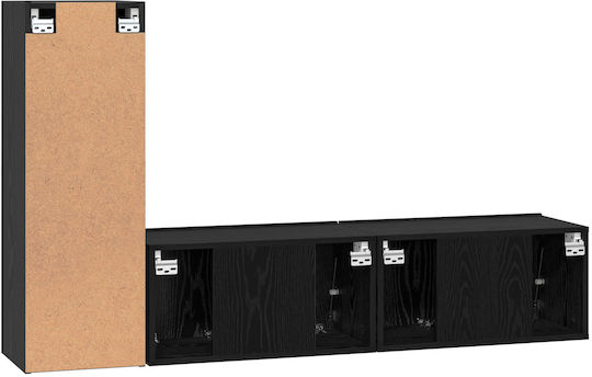 Животно помещение ТВ единица Black Oak Д150.5xШ30xВ90бр