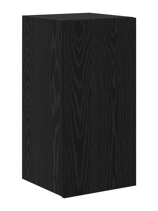 Wohnzimmer TV-Einheit Black Oak L80xB30xH30.5cm