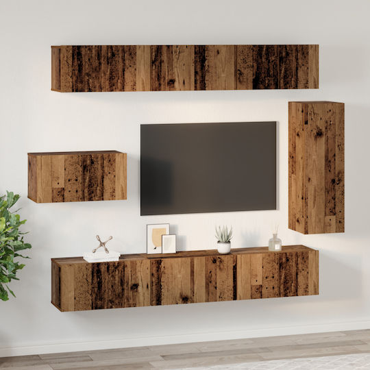 Животно помещение ТВ единица Old Wood Д30.5xШ30xВ90бр