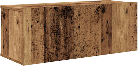Living Room TV Unit Old Wood L80xW30xH30cm