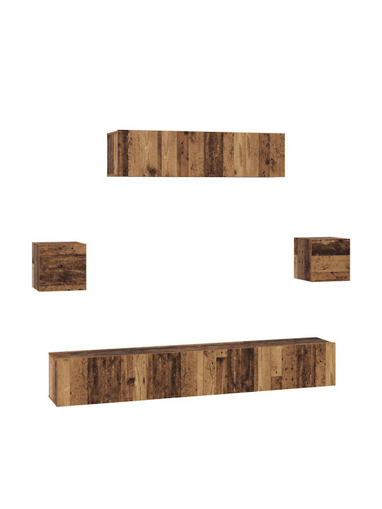 Living Room TV Unit Old Wood L80xW30xH30cm