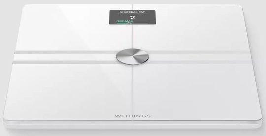 Withings Smart Bathroom Scale with Body Fat Counter White 13700546708050