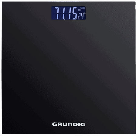 Grundig Ψηφιακή Ζυγαριά 150kg Μαύρη 16425