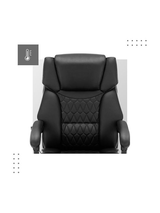 Stuhl Büro mit Armen Boss Schwarz Mark Adler