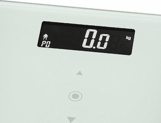 ProfiCare PC-PW 3007 FA Digital Badezimmerwaage mit Körperfettmessung in Weiß Farbe