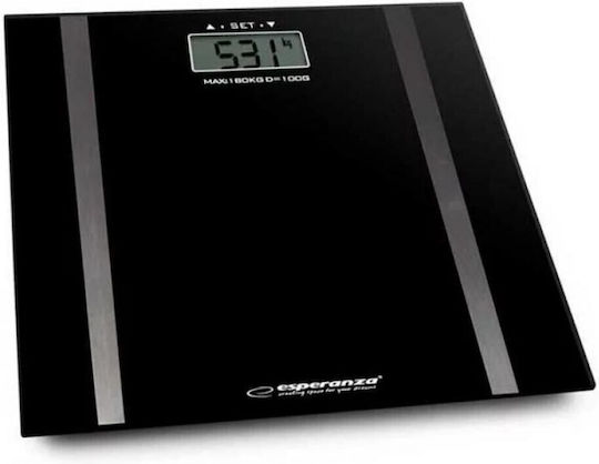 Esperanza Ψηφιακή Ζυγαριά 180kg Μαύρη EBS018K