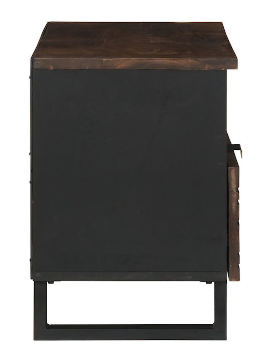 TV Stand Made of Solid Walnut Wood M80xD33.5xH46cm