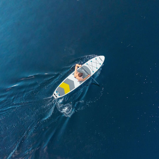 Rebel Active RBA-4500 Надуваема SUP Дъска с Дължина 3.05m Бяла