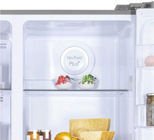 Candy Ψυγείο Ντουλάπα 532lt Total NoFrost Υ177xΠ90xΒ66εκ. Inox CHSVN174X